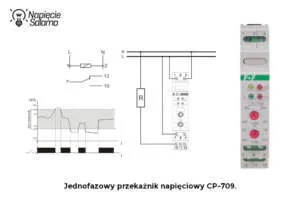 Przekaźnik napięciowy CP-709 schemat działania i podłączenia - jak zapobiec wyłączaniu falownika PV
