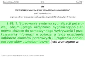 Czy czujka czadu jest obowiązkowa? Definicja systemu sygnalizacji pożarowej w przepisach Czujka czadu obowiązek. Definicja systemu sygnalizacji pożarowej według § 28 rozporządzenia przeciwpożarowego