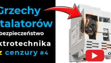Przegrzany zacisk wyłącznika nadprądowego spowodowany niedokręconym połączeniem