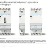 Hager dobór styczników Narzędzie doboru modułowych styczników instalacyjnych