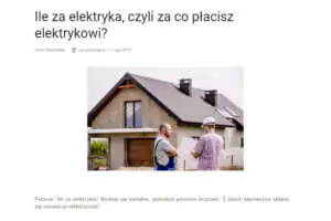 Ile za elektryka, czyli za co płacisz elektrykowi? Ile kosztuje wykonanie instalacji elektrycznej?
