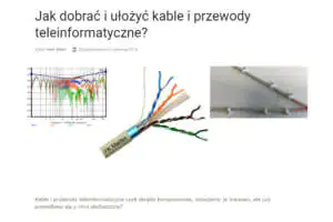 Jak dobrać i ułożyć skrętki komputerowe?