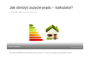 Jak obniżyć zużycie prądu – kalkulator? Jak obniżyć rachunki za prąd?