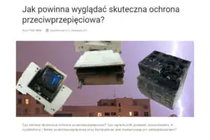 Jak powinna wyglądać skuteczna ochrona przeciwprzepięciowa? Jak dobrać ograniczniki przepięć?