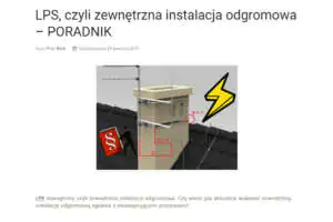 Czy wymagany jest projekt instalacji odgromowej?
