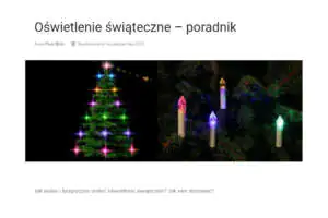 Oświetlenie świąteczne – poradnik Jak wybrać oświetlenie świąteczne?