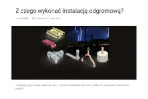 Z czego wykonać instalację odgromową? Pobierz projekt instalacji odgromowej