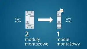 Wyłącznik RCBO Jednomodułowy wyłącznik różnicowonadprądowy z wyzwalaczem elektromagnetycznym