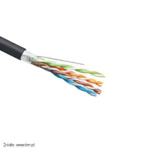 Kabel teleinformatyczny F/UTPw Skrętka komputerowa typu F/UTPw