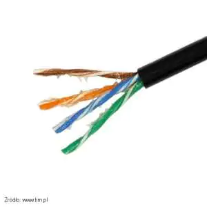 Kabel teleinformatyczny U/UTPw Skrętka komputerowa typu U/UTPw