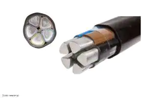 Instalacja elektryczna - kabel ziemny typu YAKY Instalacja elektryczna - kabel typu YAKY do ulożenia w ziemi
