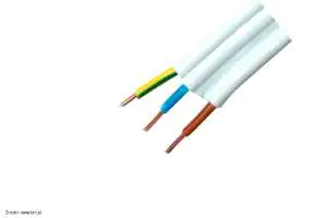 Instalacja elektryczna - przewód wtynkowy typu YDY-t Przewód wtynkowy typu YDY-t używany w instalacji elektrycznej