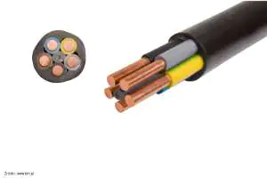 Instalacja elektryczna - kabel ziemny YKY Instalacja elektryczna - kabel typu YKY do ułożenia w ziemi