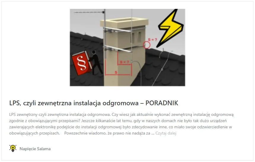 LPS, czyli zewnętrzna instalacja odgromowa - poradnik W budynkach Smart Home instalacja odgromowa musi być szczególnie dobrze wykonana