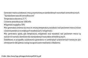 Agregat prądotwórczy, czy temperatura otoczenia wpływa na sprawność agregatu? Agregat prądotwórczy, wpływ temperatury na sprawność