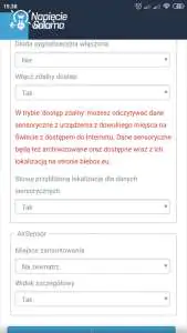 Szczegółowe ustawienia airSensor w aplikacji wBox Blebox Blebox, szczegóły airSensor w aplikacji wBox