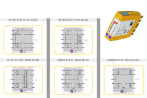 Dehn budowa wewnętrzna zabezpieczenia przeciwprzepięciowego BXT 920 3