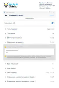 Termostat Blebox umożliwia ustawienie maksymalnej temperatury pracy