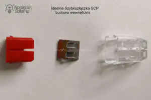 Idealna Szybkozłączka Simet - budowa wewnętrzna SCP2 Idealna Szybkozłączka Simet - budowa wewnętrzna