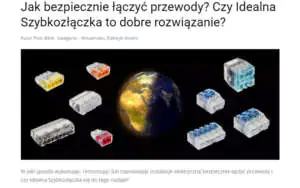 Jak bezpiecznie łączyć przewody? Jak bezpiecznie łączyć przewody? Czy Idealna Szybkozłączka to dobre rozwiązanie?