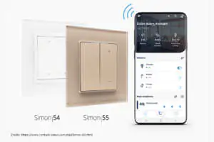 Elektronika Smart Home Smart włączniki Simon 54 GO i Simon 55 GO Kontakt-Simon
