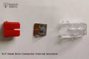 Ideal Wire Connector Simet - internal structure of SCP2 Ideal Wire Connector Simet - internal structure