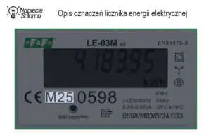 Licznik energii - gdzie znajdę datę produkcji?
