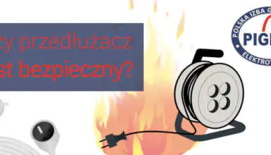 (NIE) bezpieczeństwo przedłużaczy elektrycznych