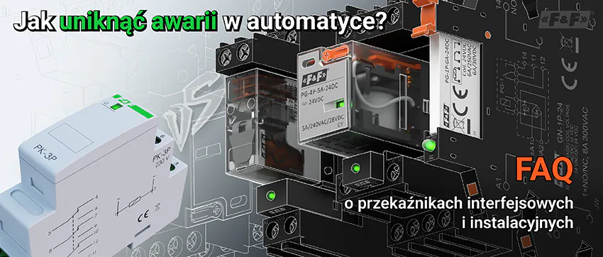 Jak uniknąć awarii przekaźników w automatyce? Przekaźniki interfejsowe i instalacyjne – techniczne FAQ